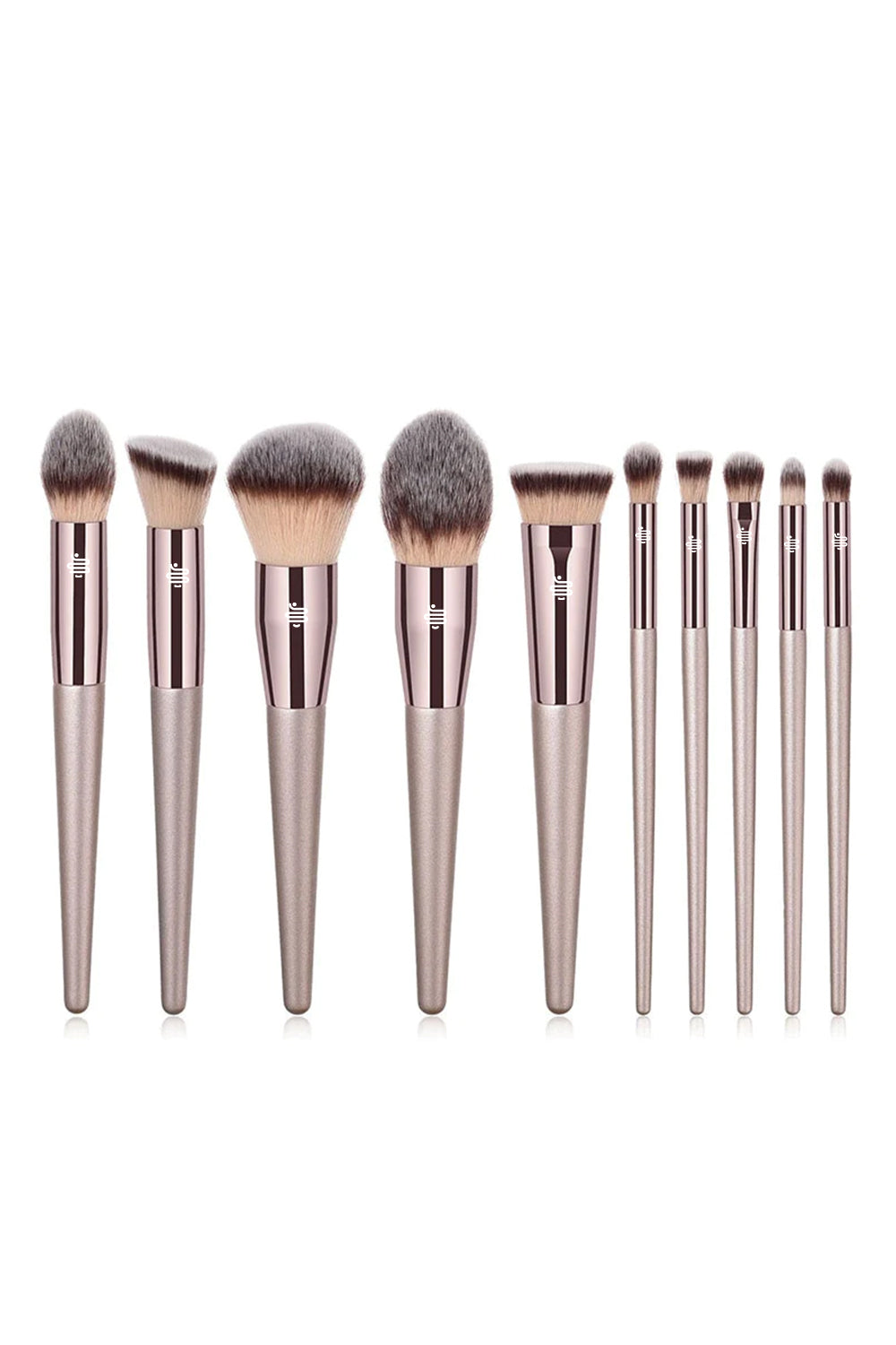 Enlumni Champagne Makeup Brushes Collection