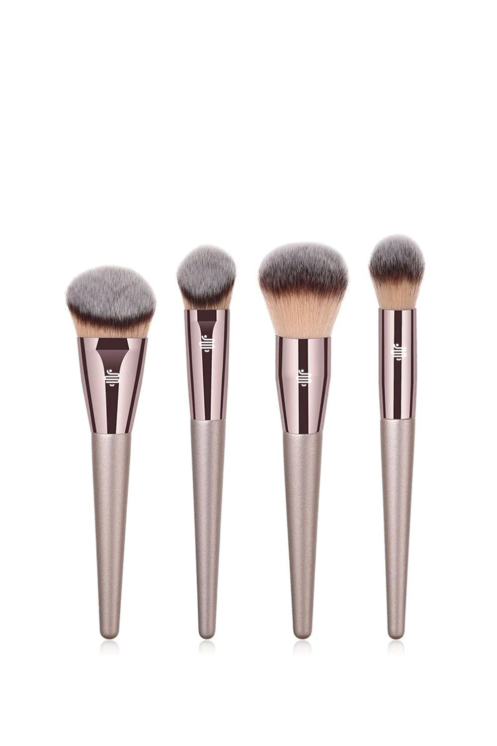 Enlumni Champagne Makeup Brushes Collection