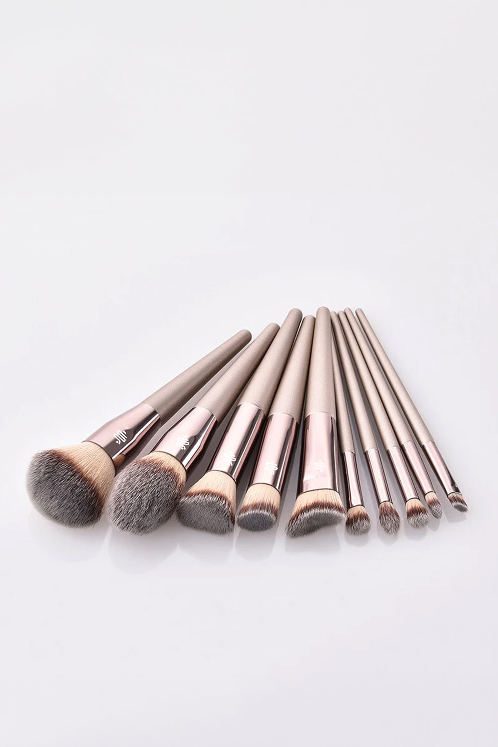 Enlumni Champagne Makeup Brushes Collection