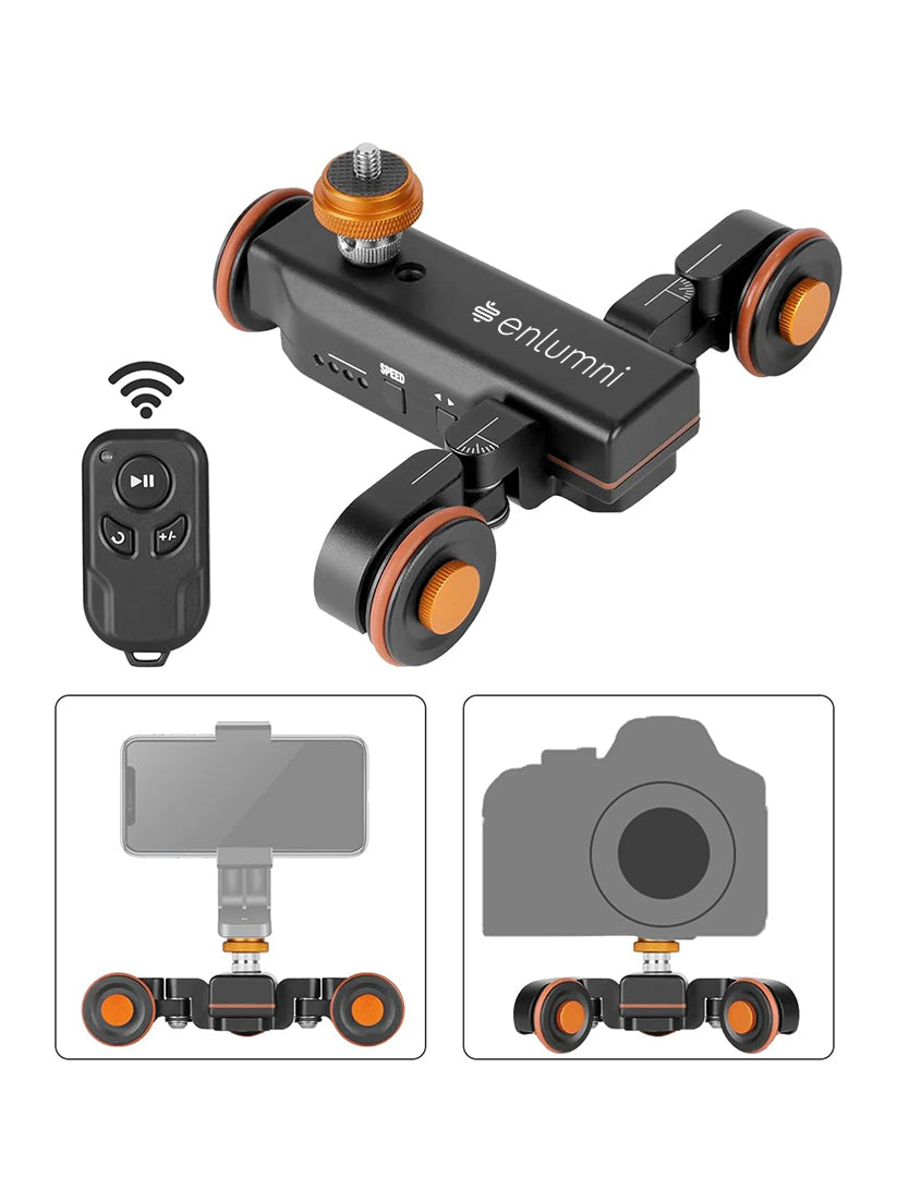 Enlu MotionPro® 3-Wheel Wireless Camera Dolly