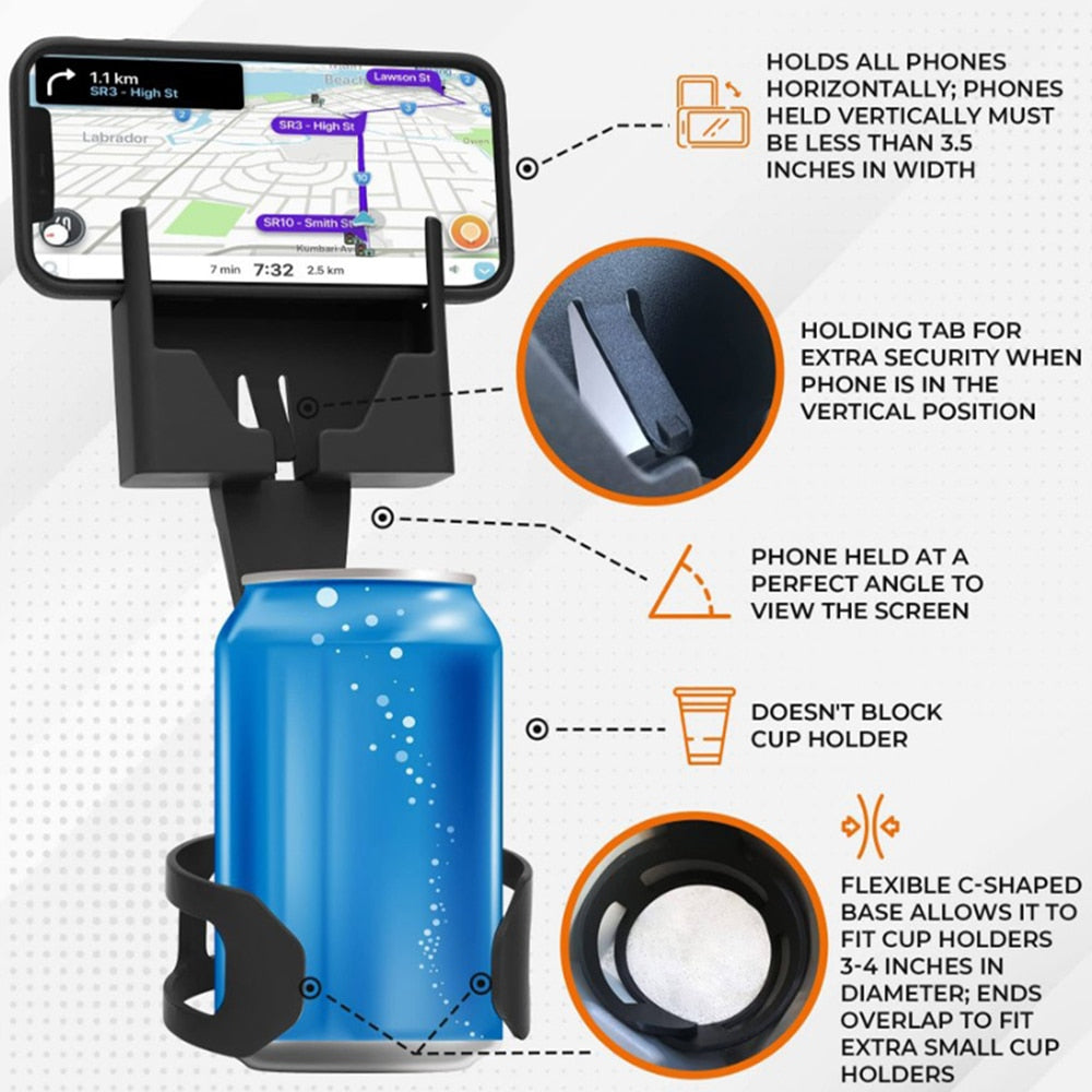 ALL NEW 2023 Enlumni™  Phone & Cup Holder